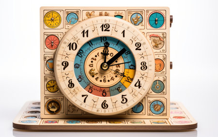 Square Shape Wall Time Clockの素材