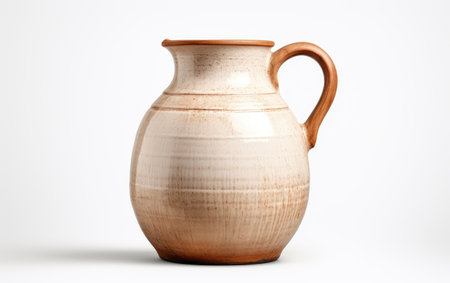 Big Jug Light Brown Color Decoration Pieceの素材