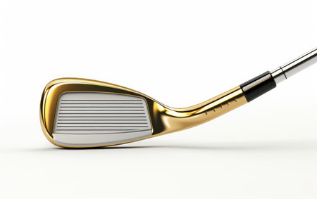 Gold and Silver Golf Bat Stick Sport Playingの素材