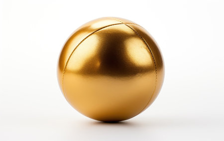 Gold Color Circle Ball Geometry Pendulumの素材