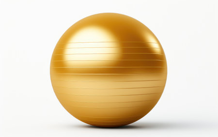 Gold Color Circle Shape Round Ball Geometryの素材