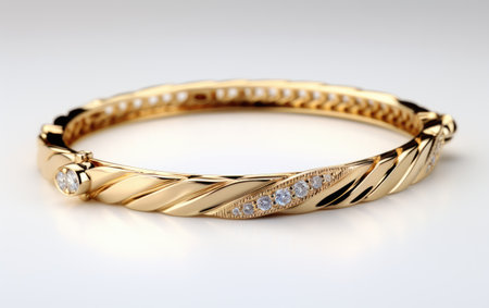 Gold and Diamond Braceletの素材
