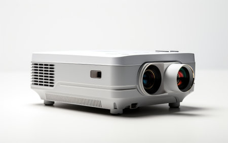 Gray Color Projector Chargeable Device Gadgetの素材