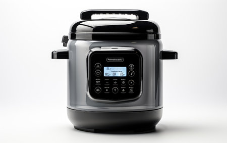 Pressure Cooker Gray and Black kitchen Appliancesの素材