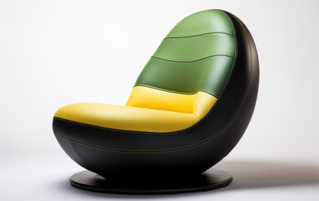 Black Yellow and Green Color Sofa Chair Furnitureの素材