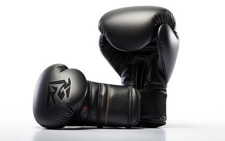 Black and Durable Kick Boxing Glovesの素材