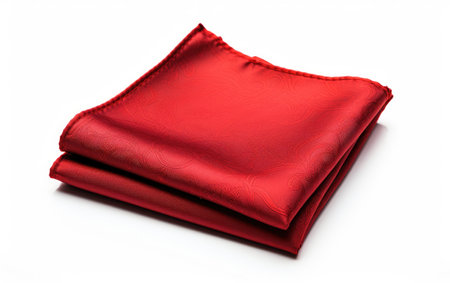 Red and Silk Cloth, Where Silken Textures Meet Contemporary Fashion with Added Graceの素材