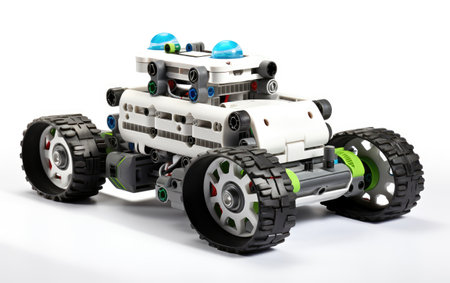 A Robotic and Programmable Creation, Offering a Side View of Effortless Technological Advancement and Well Organized Programming for Your Innovative Venturesの素材