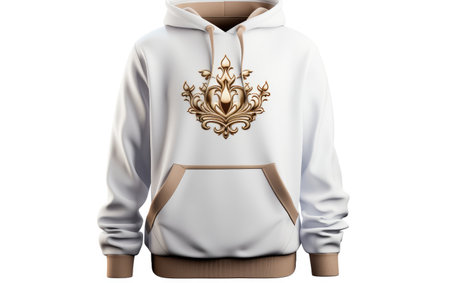 Classic Crown Classic Hoodie for Everyday Sophistication on White or PNG Transparent Backgroundの素材