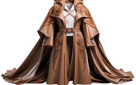 Elegant Essence Timeless Elegance in the Coat for Effortless Sophistication on White or PNG Transparent Backgroundの素材