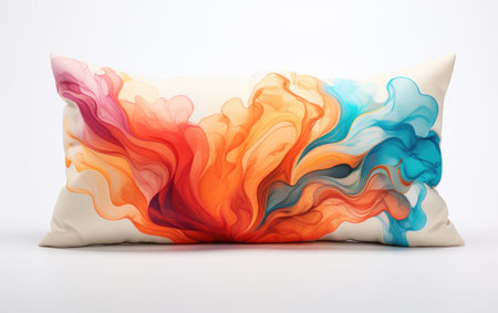Tranquil Tide Comfort Coastal Bliss in Every Cushion on White or PNG Transparent Backgroundの素材
