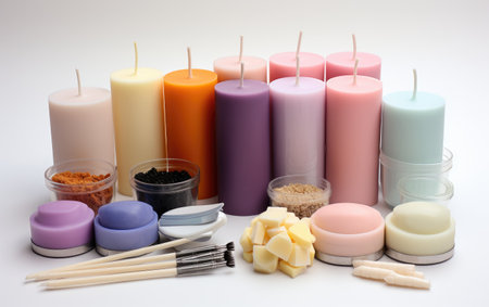Simple and Elegant Taper Candle Making Kit for Stylish Illuminationの素材