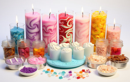 Simple and Elegant Taper Candle Making Kit for Stylish Decorationの素材