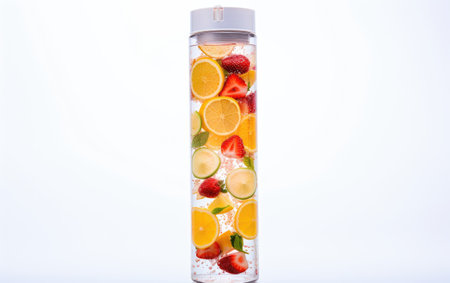 A Close Up View Illuminating the Perfect Blend of Wellness and Tasteの素材