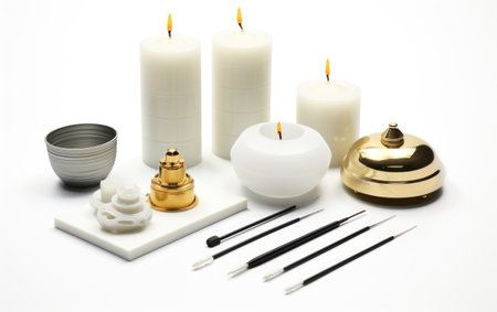 Create Enduring Beauty with the Classic Candle Making Kit and Elegant Designの素材