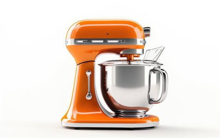 Electric Stand Orange Mixers Mastery with a Array of Versatile Attachmentsの素材