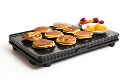 Sizzle of Perfect Pancakes on the Electric Griddleの素材