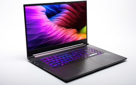 Gaming Laptop with Dazzling RGB Backlighting for Ultimate Gaming Atmosphereの素材