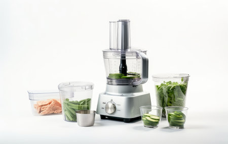 Experience Effortless Cooking with a Multi functional Food Processor's Attachmentsの素材