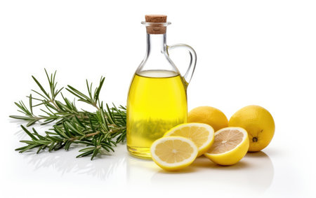 Capturing the Essence of Rosemary and Lemon All Purpose Kitchen Degreaser in Exquisite Detail Isolated on White Backgroundの素材