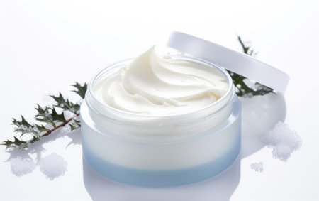 Exploring the Features of Winter-Proof Body Lotion Isolated on White Backgroundの素材