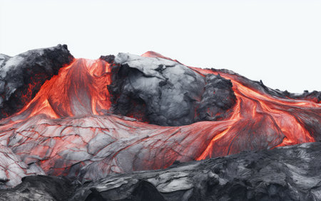 Charcoal's Fiery Passion Unleashed in the Heart of Volcanoの素材