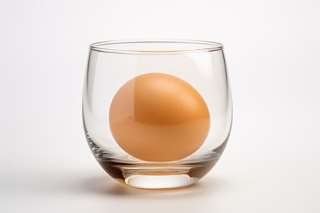 Enigmatic Glass Encasing an Egg..の素材