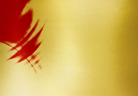 Beautiful background of red and goldの写真素材