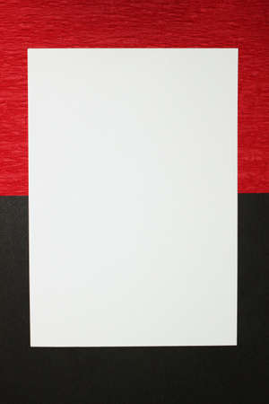 White and red and black background