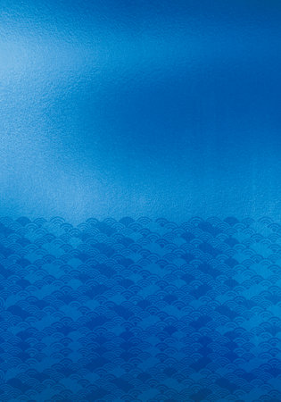 Blue background of Japanese paper