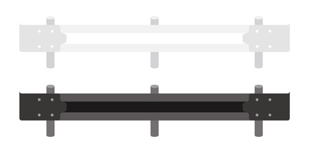 A vector illustration of a conveyor belt isolated on a white background.のイラスト素材