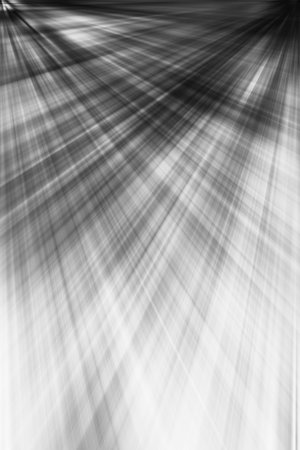 abstract black and white background with some smooth motion lines in itの写真素材