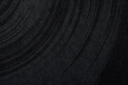 black paper texture, background with space for text or imageの写真素材
