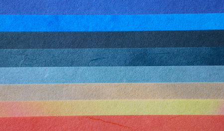 Close up of colorful paper stripes. Abstract background and texture for design.