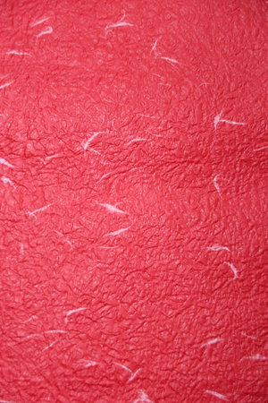 Red background of Japanese paperの写真素材