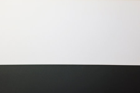 White and black paper background with copy space for your text or image.の写真素材