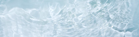 Water surface with waves and ripples. Abstract background. Banner.