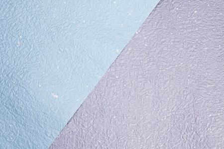 Blue and purple paper texture background with copy space for text or image.の写真素材