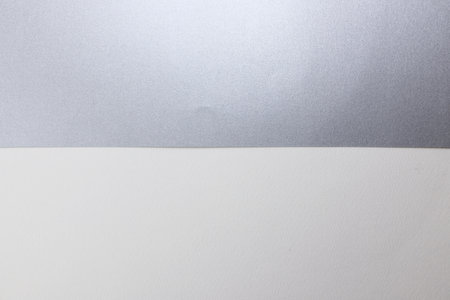 White and silver wall texture background. Abstract background for design with copy space.の写真素材