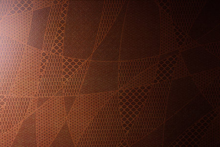 Brown abstract background with Japanese pattern.