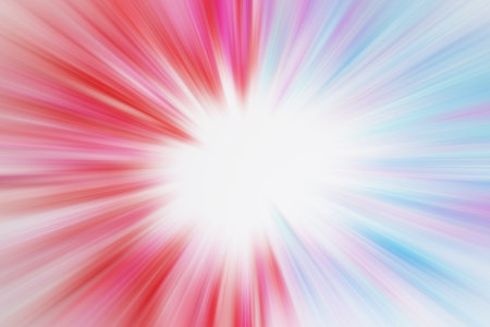 Beautiful background of red and blueの写真素材