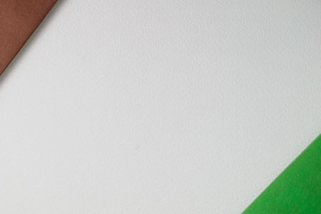 White and green background with copy space for your text or image.の写真素材