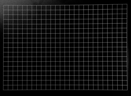 White grid on black background. Abstract background and texture for design.の写真素材
