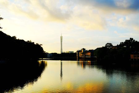 Guangzhou Dongshan Lake Park scenery