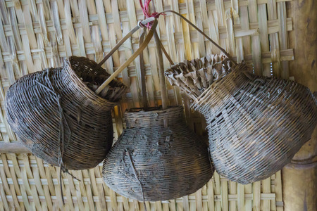 Many fish trapsの写真素材