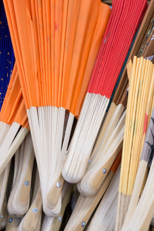 Paper fansの写真素材