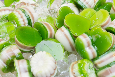 Green jellyの写真素材