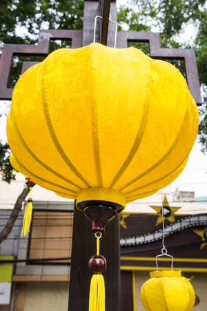 Yellow lanternの写真素材