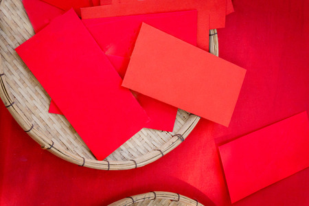 Lucky Red Envelope in happy new yearの写真素材