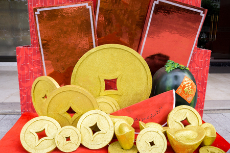 Lunar New Year decorationsの写真素材